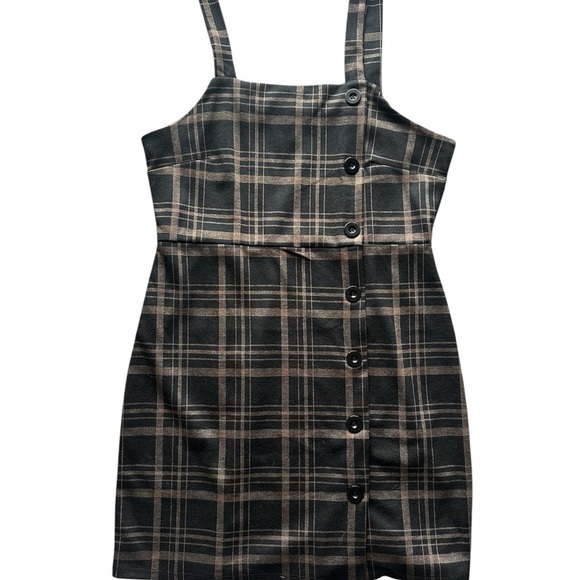 Eclipse Women’s Plaid Button-Up Dress - Picture 1 of 4